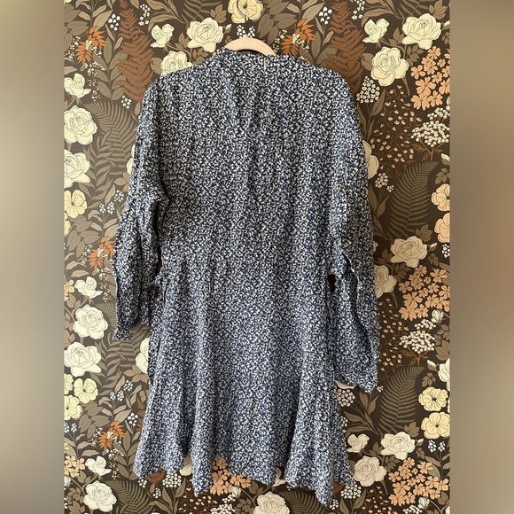 Derek Lam 10 Crosby Blue Printed Dress size 10 - Picture 7 of 7